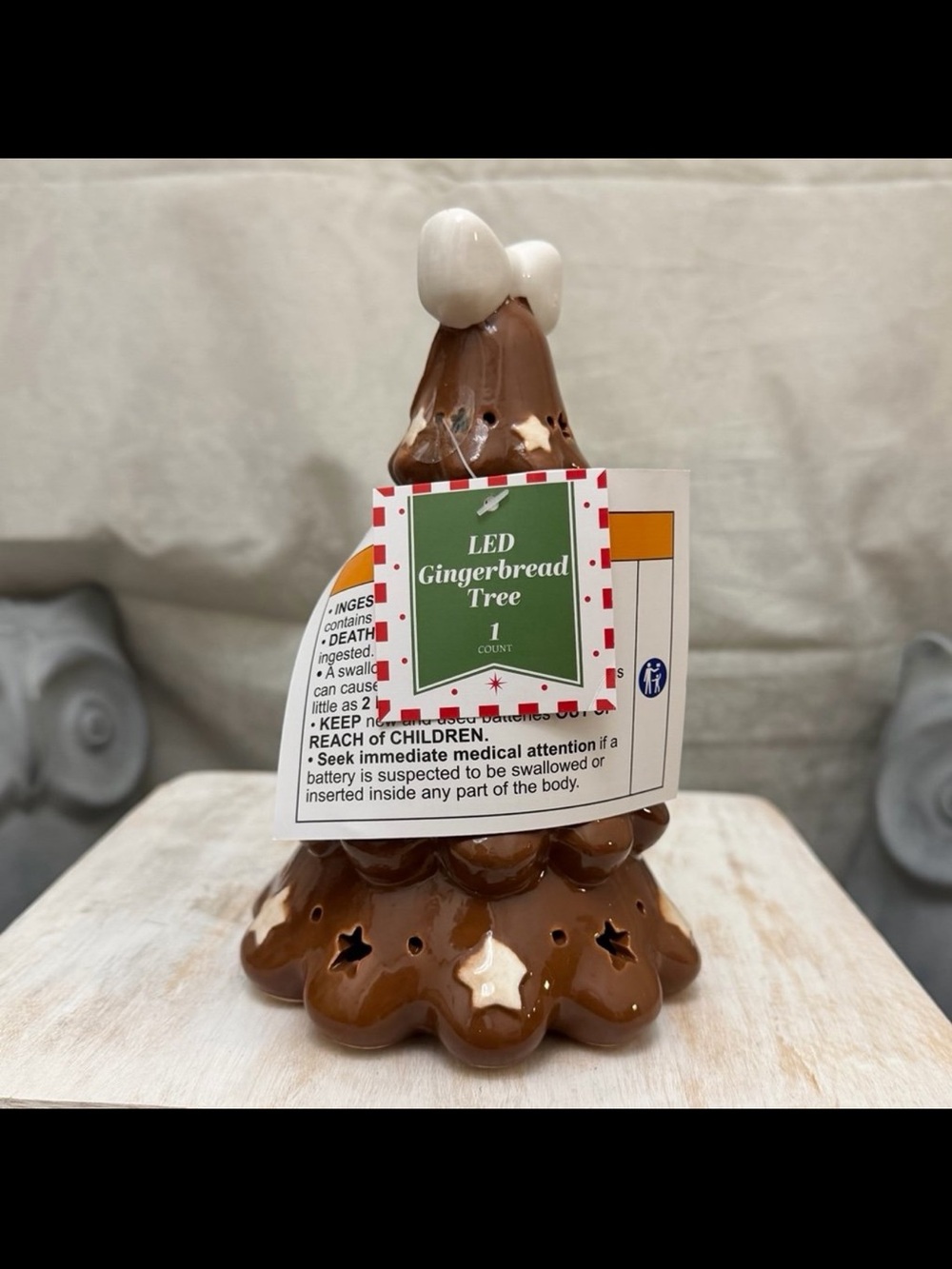 ⚡️⭐️Target Bullseye LED Gingerbread Tree - Picture 4 of 7